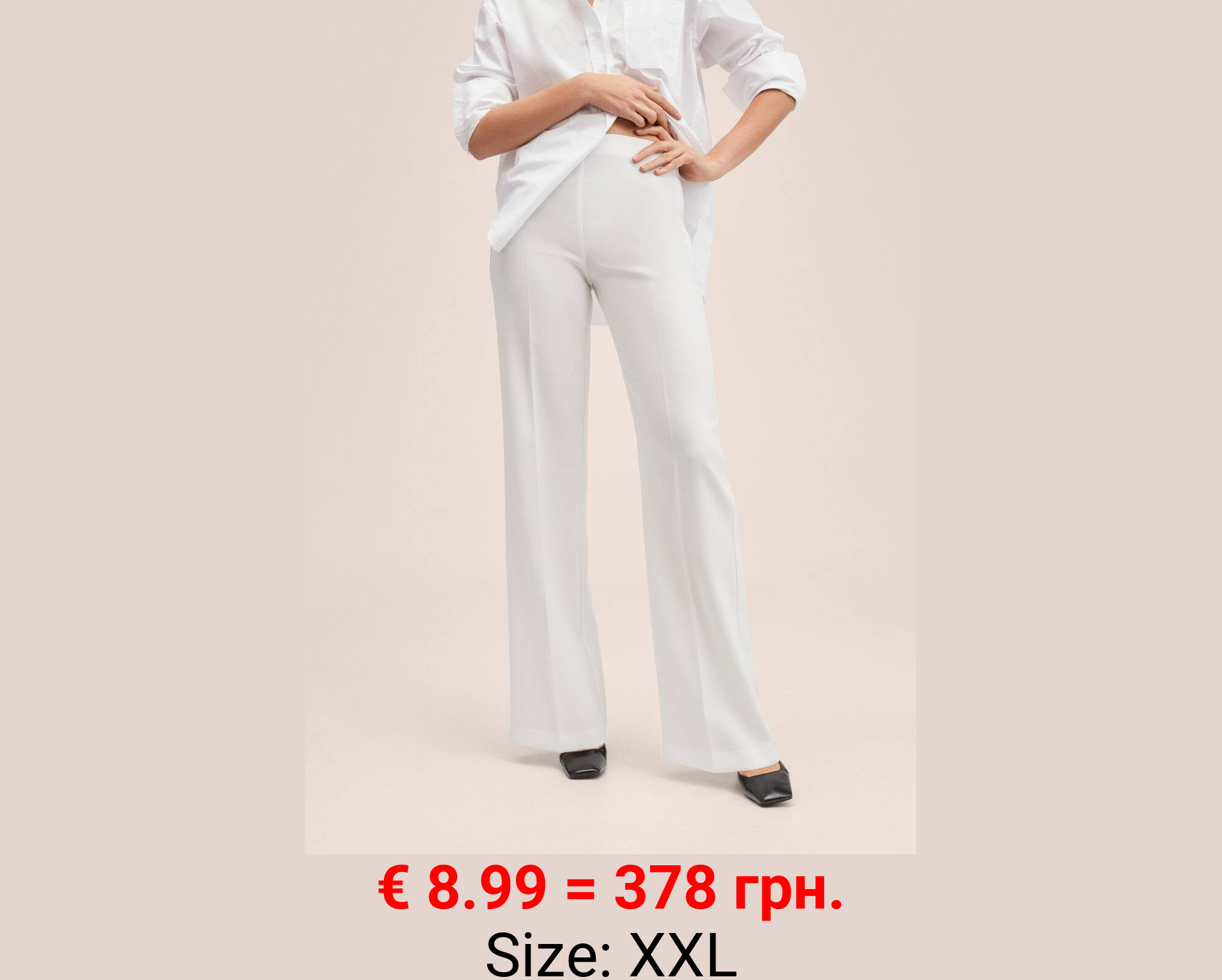 Pantalón traje wideleg