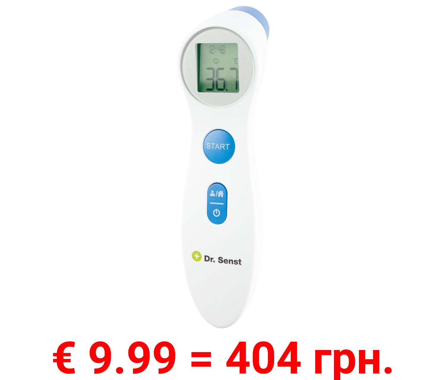Dr. Senst Stirn-Thermometer, 2in1, mit Infrarot-Sensor
