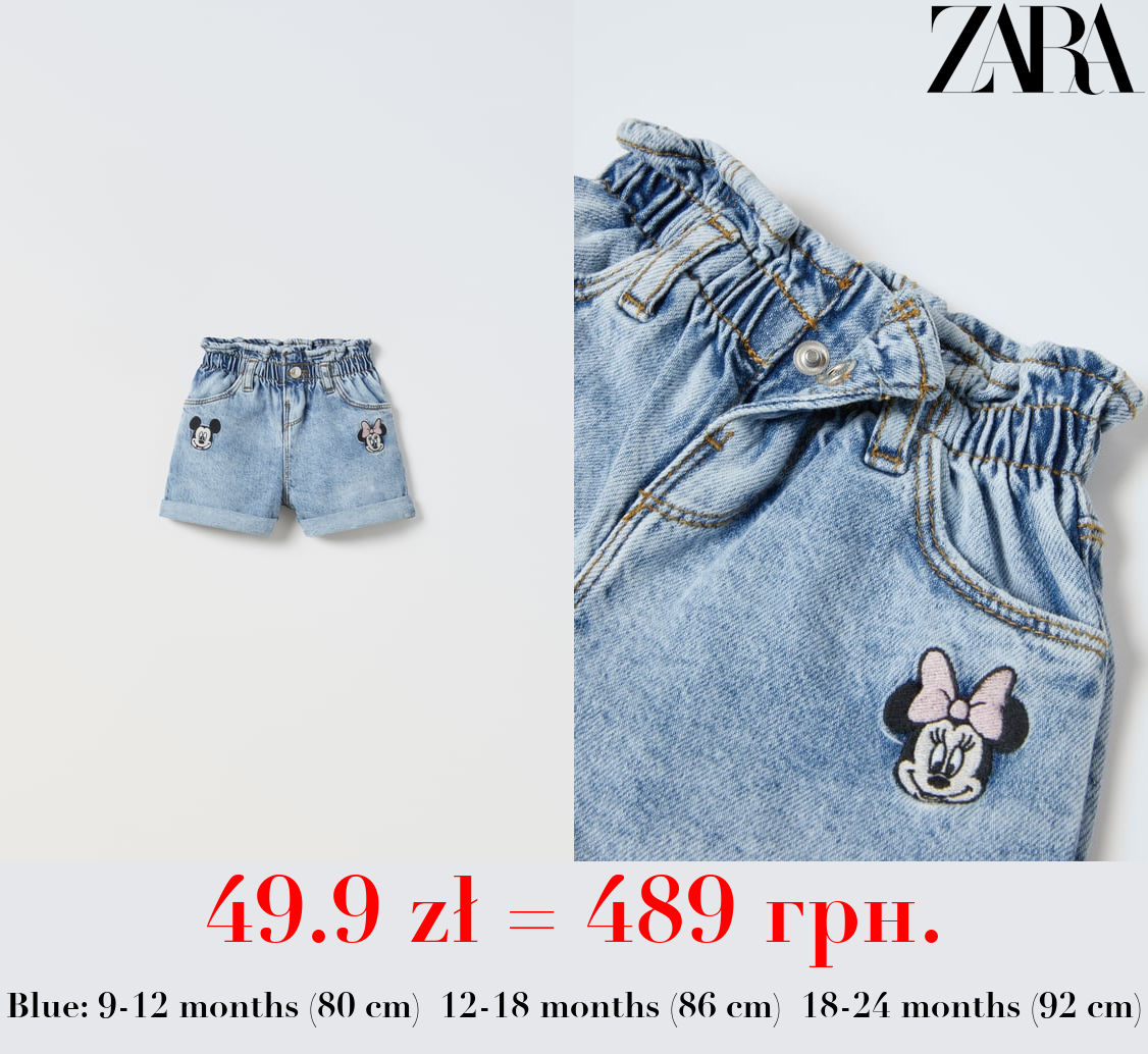MICKEY & MINNIE MOUSE © DISNEY DENIM BERMUDA SHORTS