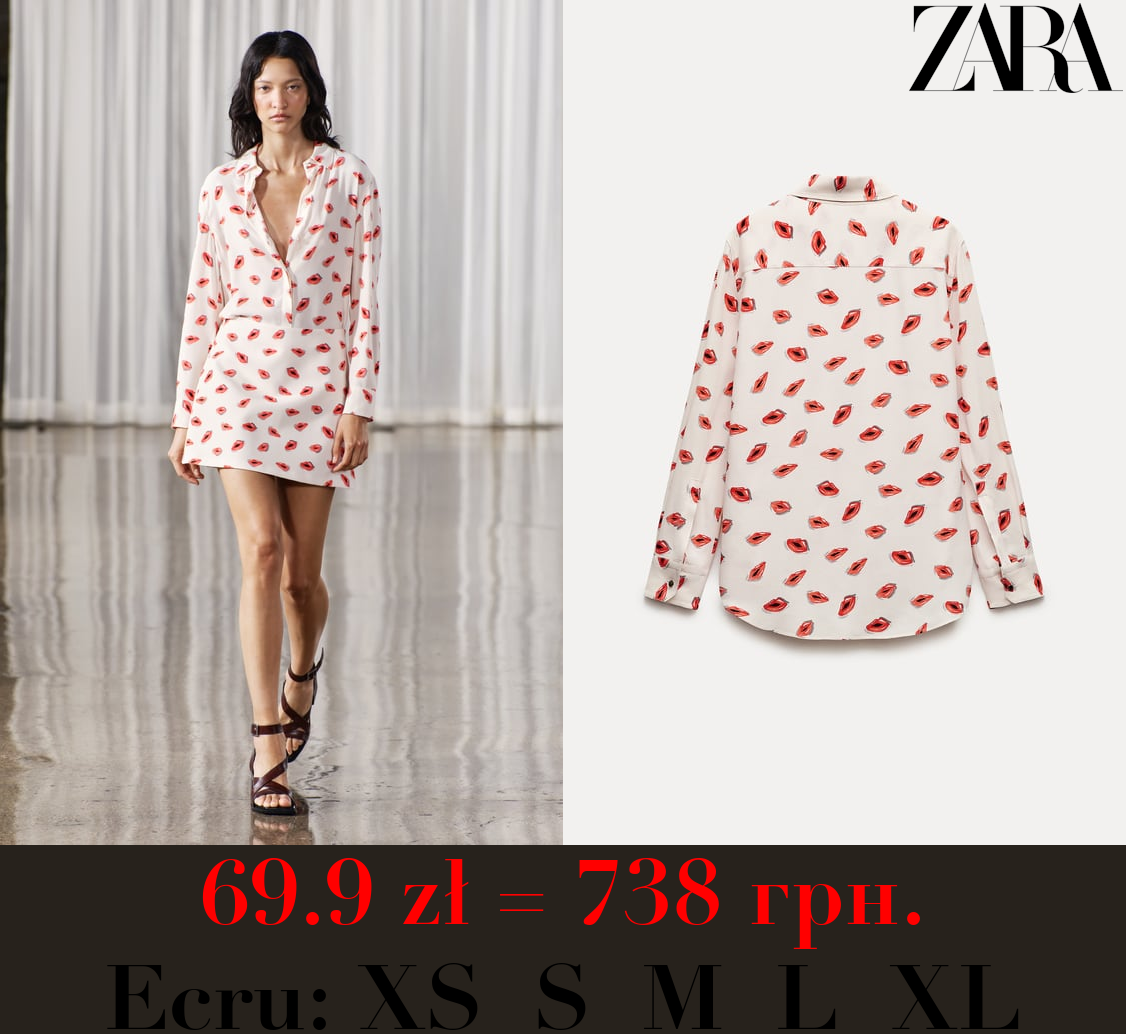 ZW COLLECTION PRINTED SHIRT