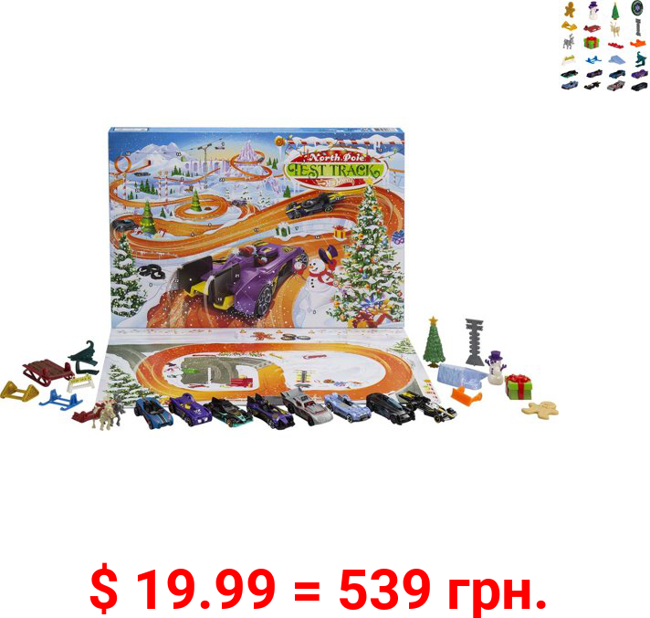 Hot Wheels 2021 Advent Calendar for Collectors & Kids 3 Years & Older