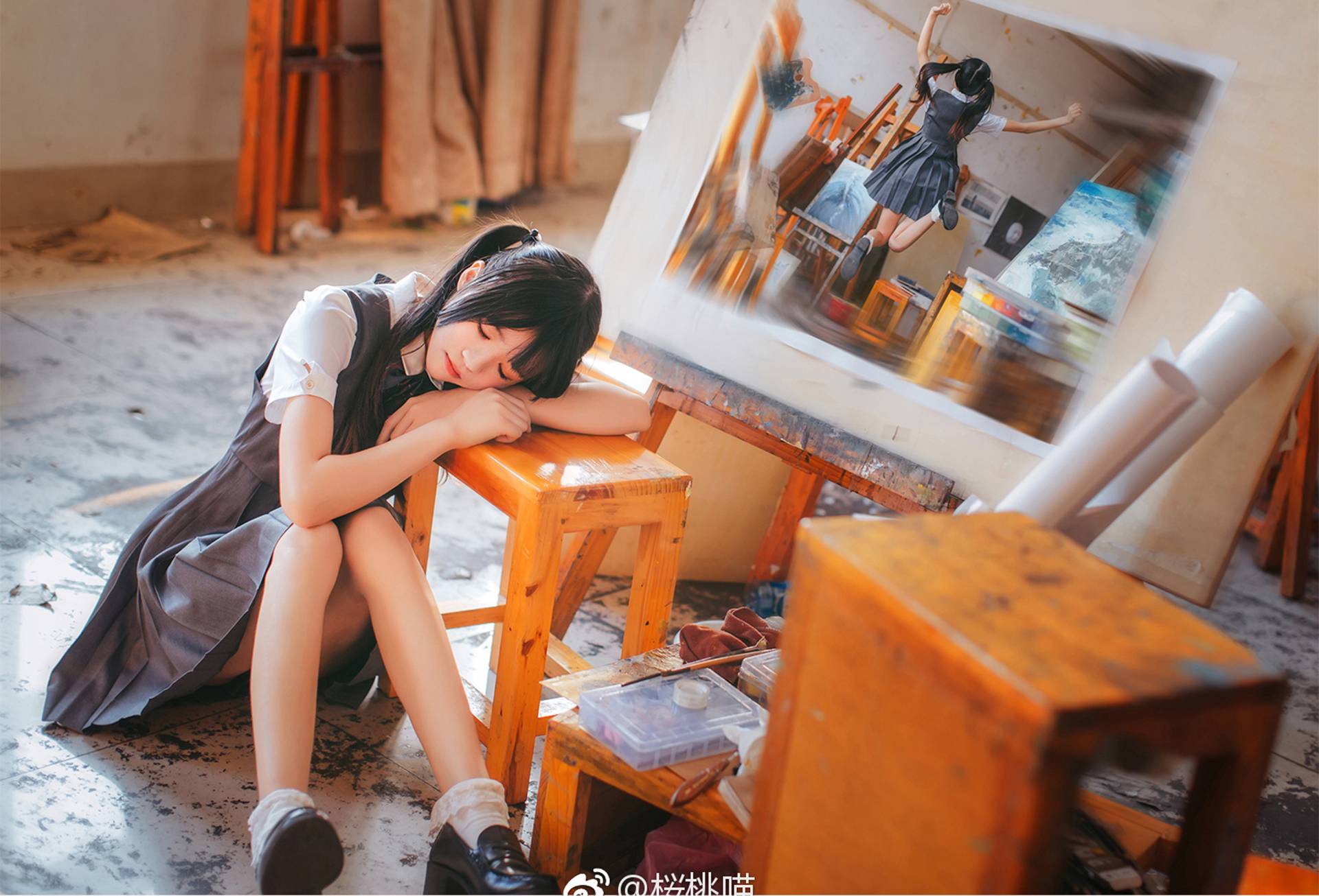图片[110]-028 迷失幻境系列 – 第028期（JK制服） [122P-191.48 MB]-六色网