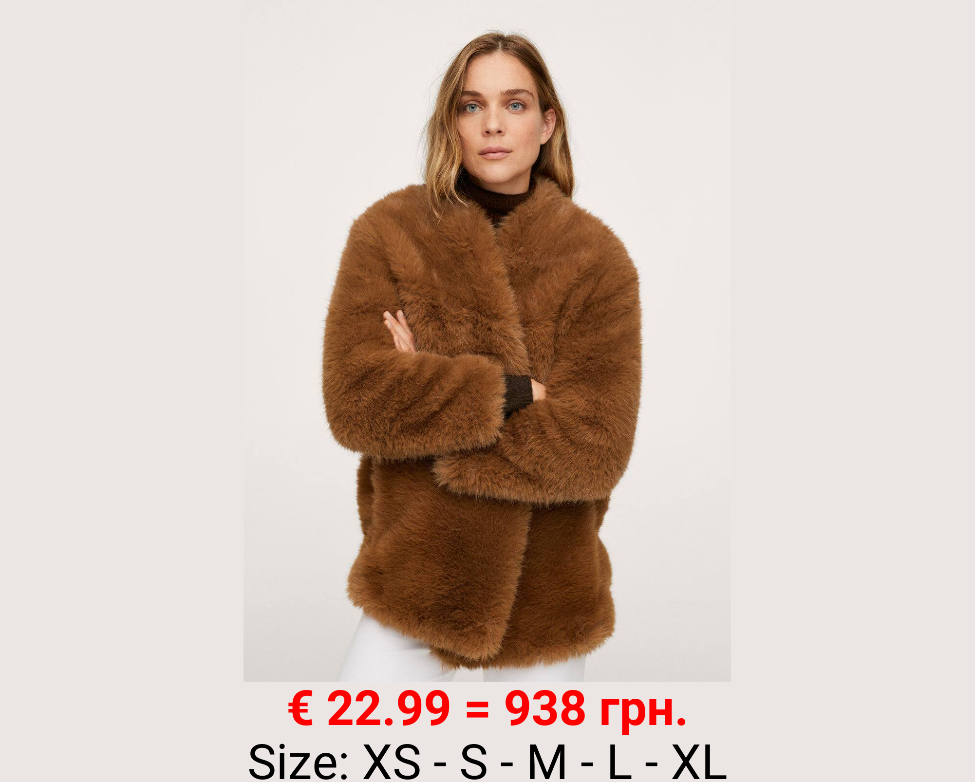 Abrigo pelo oversize