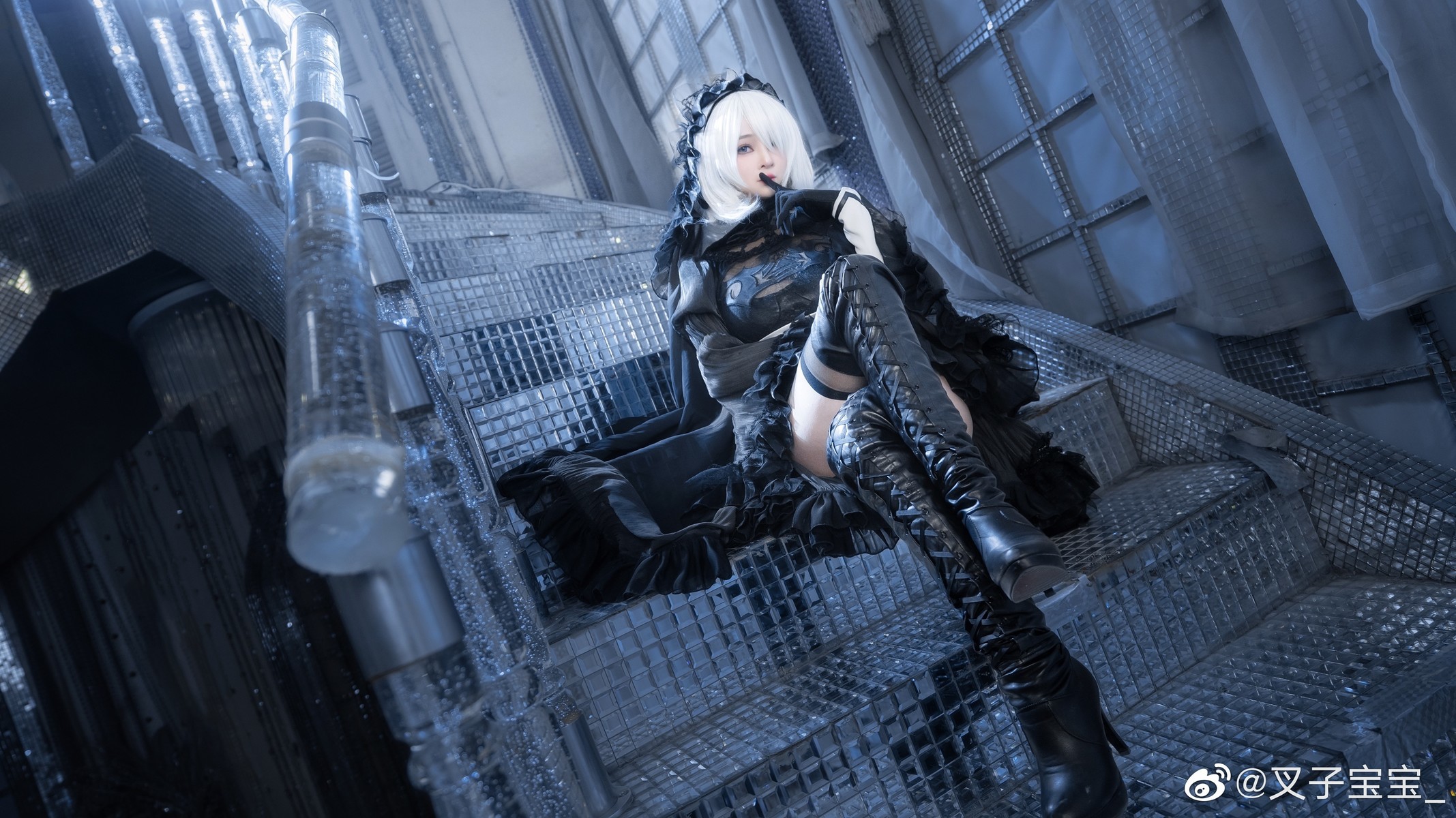 叉子宝宝 Cosplay 2B 尼尔机械纪元 16