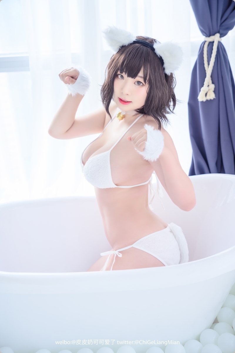 [Cos]皮皮奶 - 白猫[50P] 14