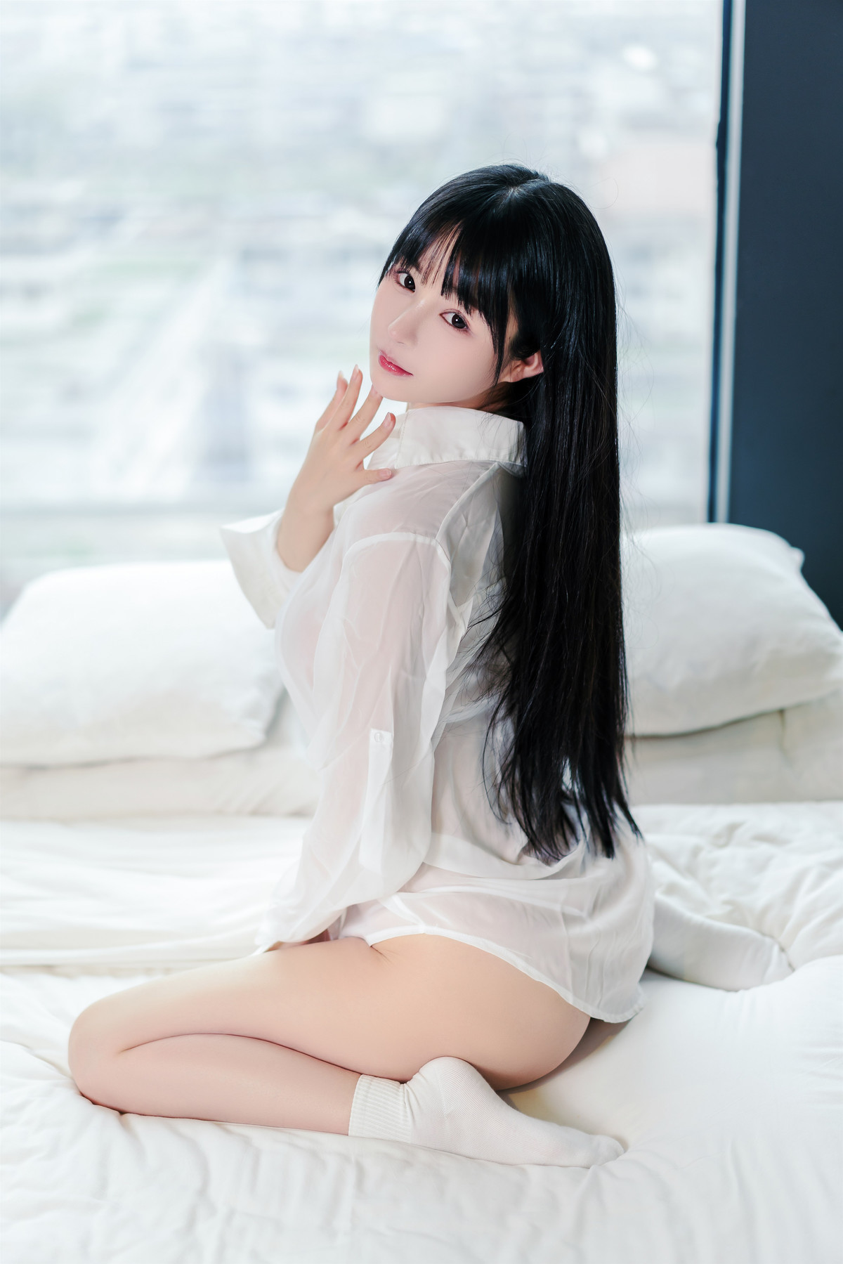Cosplay 桜井宁宁 男友衬衫 10
