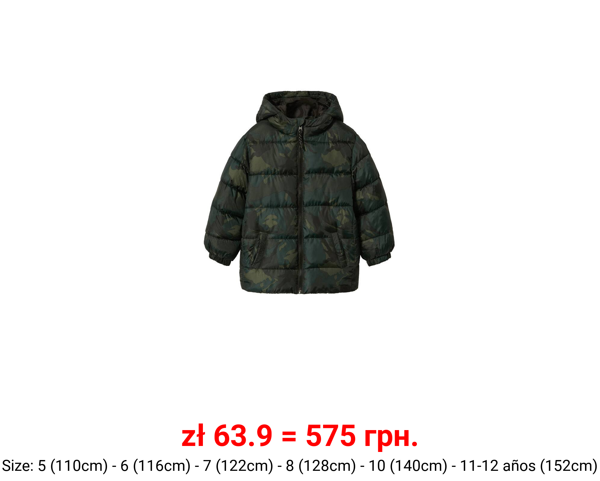 Anorak acolchado capucha