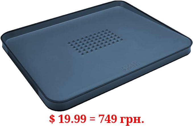 Joseph Joseph 981001 Cut&Carve Plus Plus Chopping Board, Large, Sky