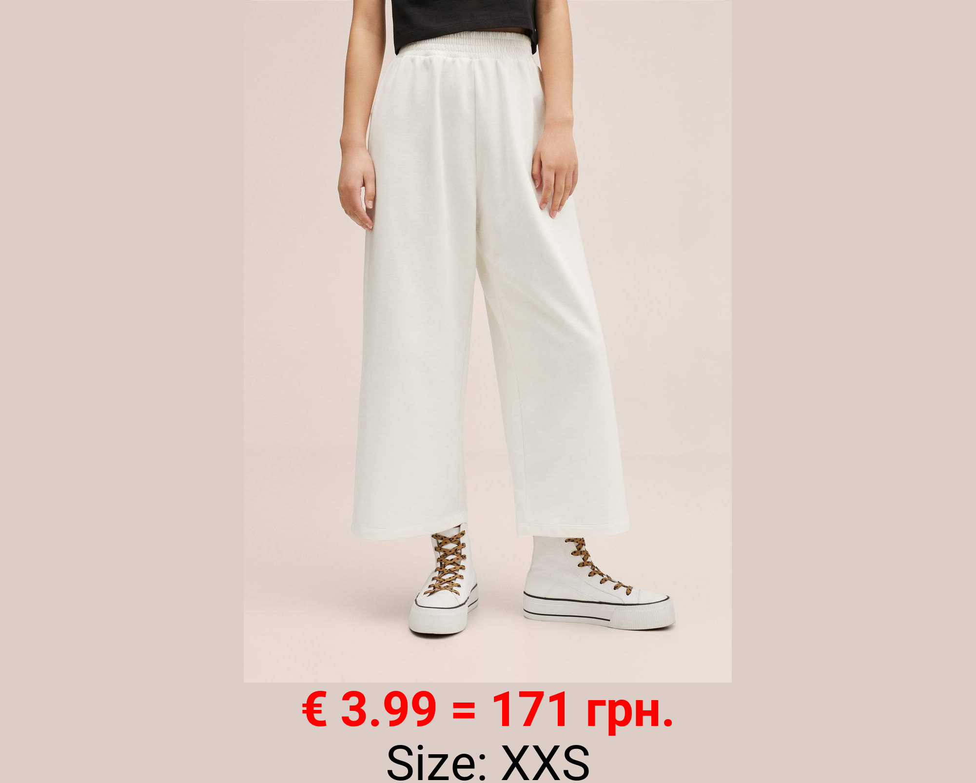 Pantalón culotte punto