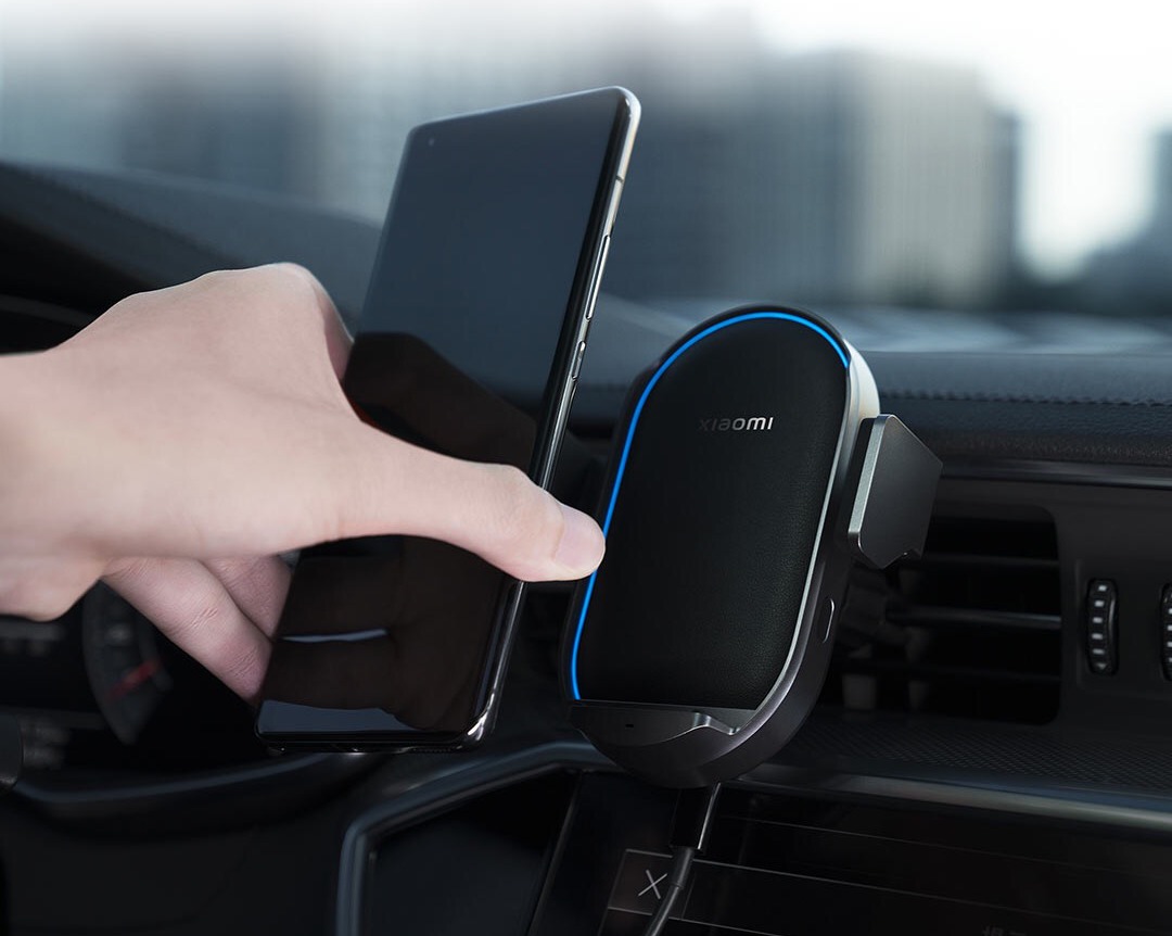 Автомобильный держатель с беспроводной зарядкой Xiaomi Wireless Car Charger  Pro 50W Max - MiHome.Uz