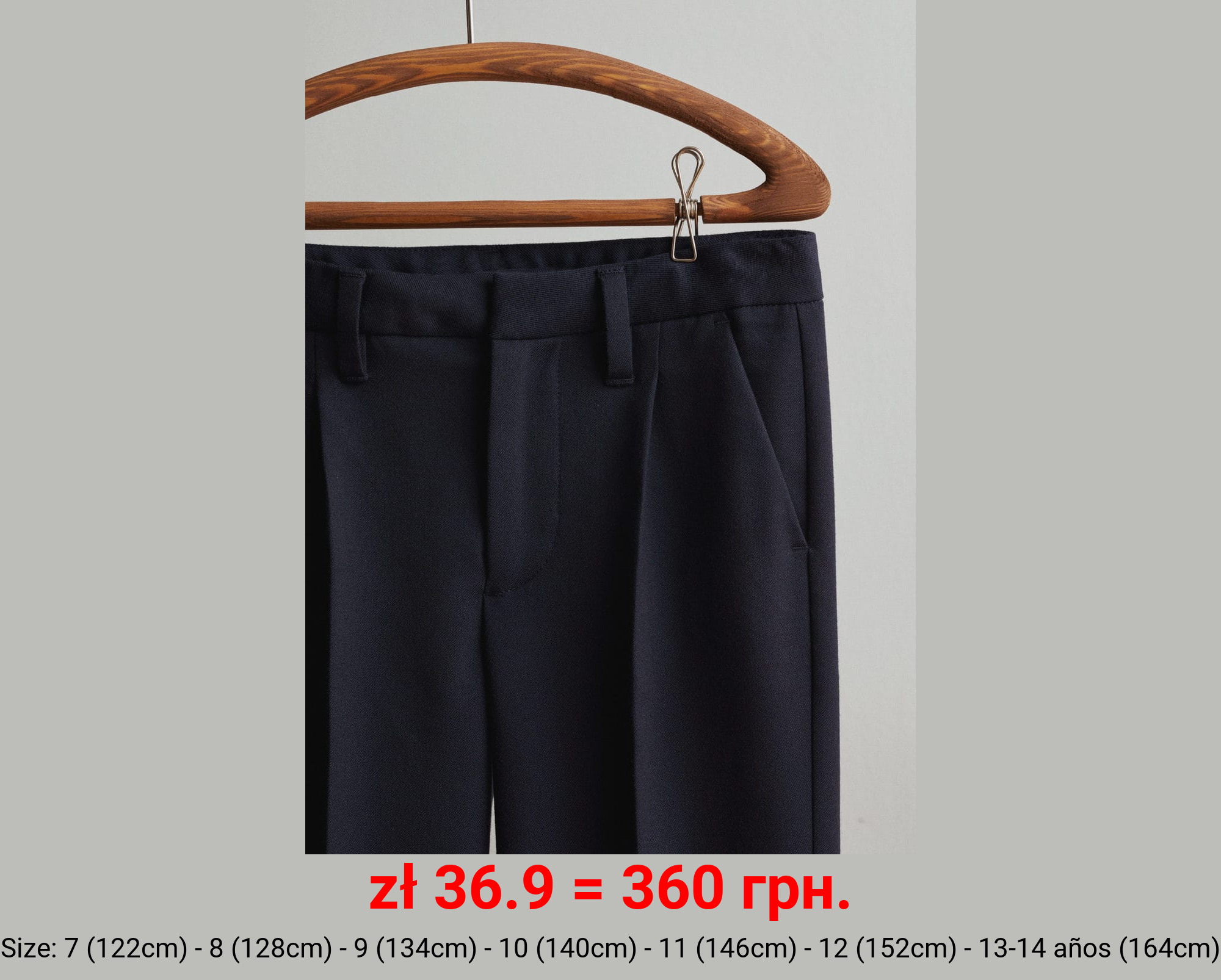 Pantalón traje regular fit