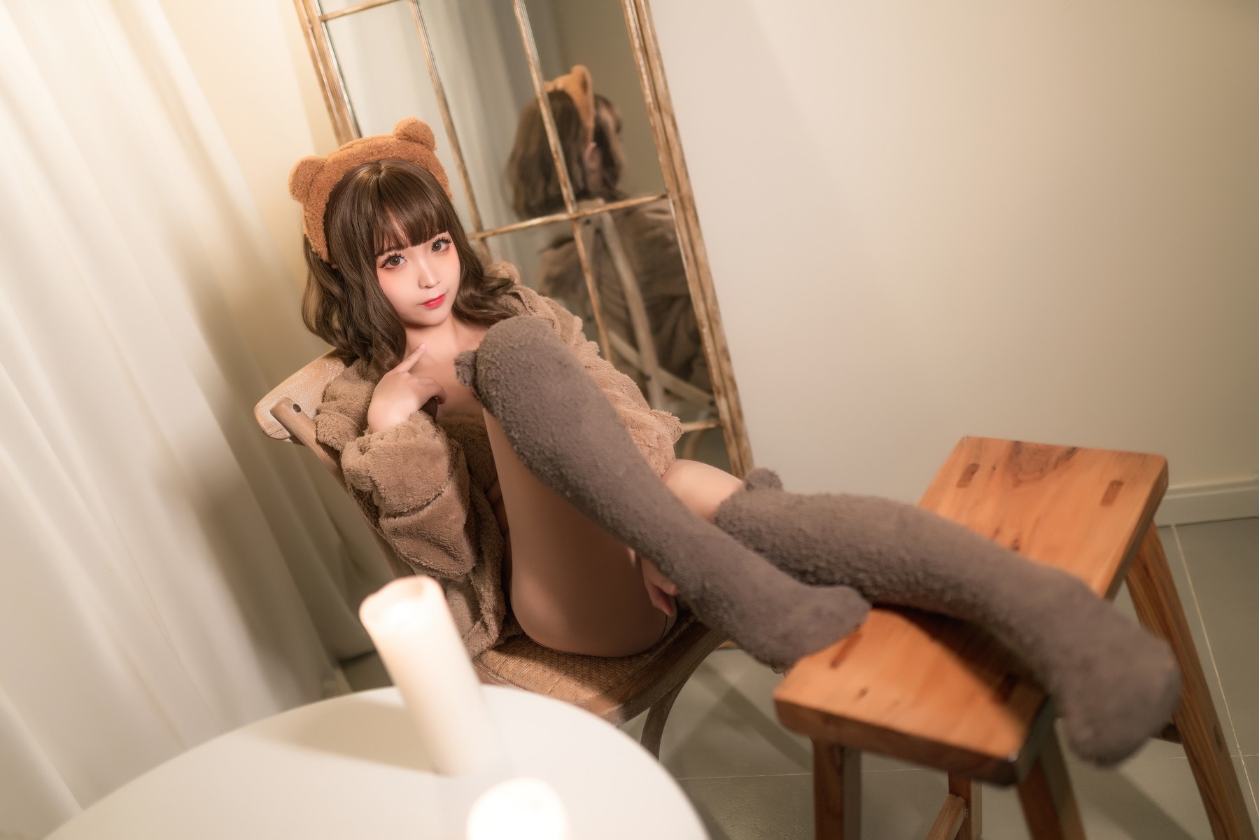 Cosplay 蠢沫沫 Chunmomo 沫沫真爱版 棕熊 破图 9