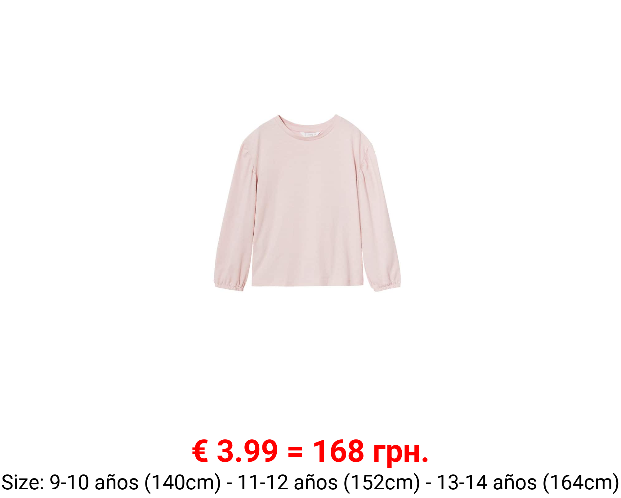 Camiseta algodón manga larga