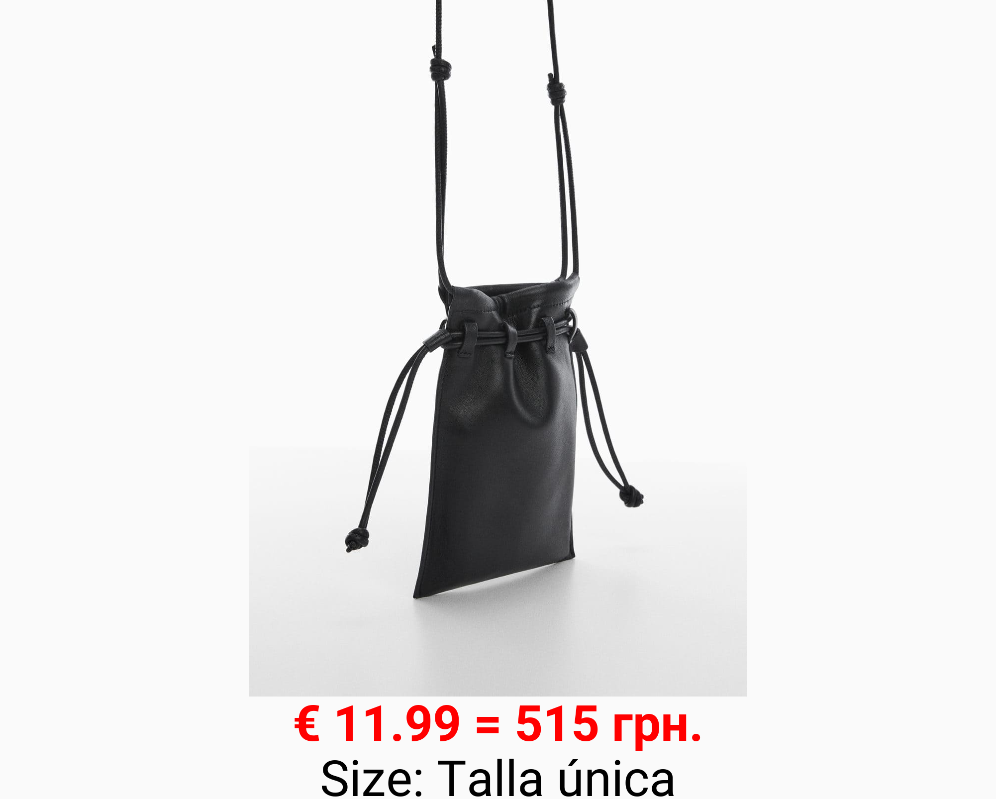 Bolso saco piel mini