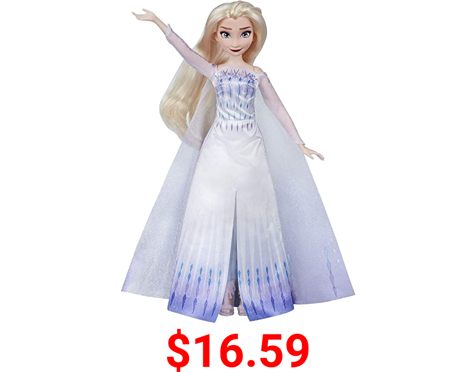 Disney Frozen Musical Adventure Elsa Singing Doll, Sings Show Yourself Song from Disney's Frozen 2 Movie, Elsa Toy for Kids