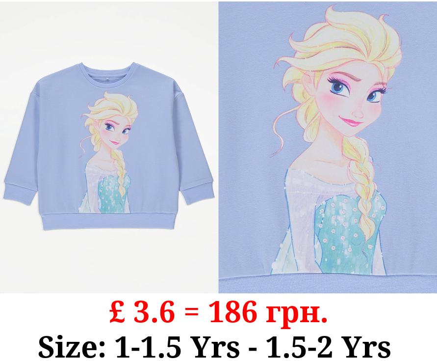 Disney Frozen Blue Elsa Sweatshirt