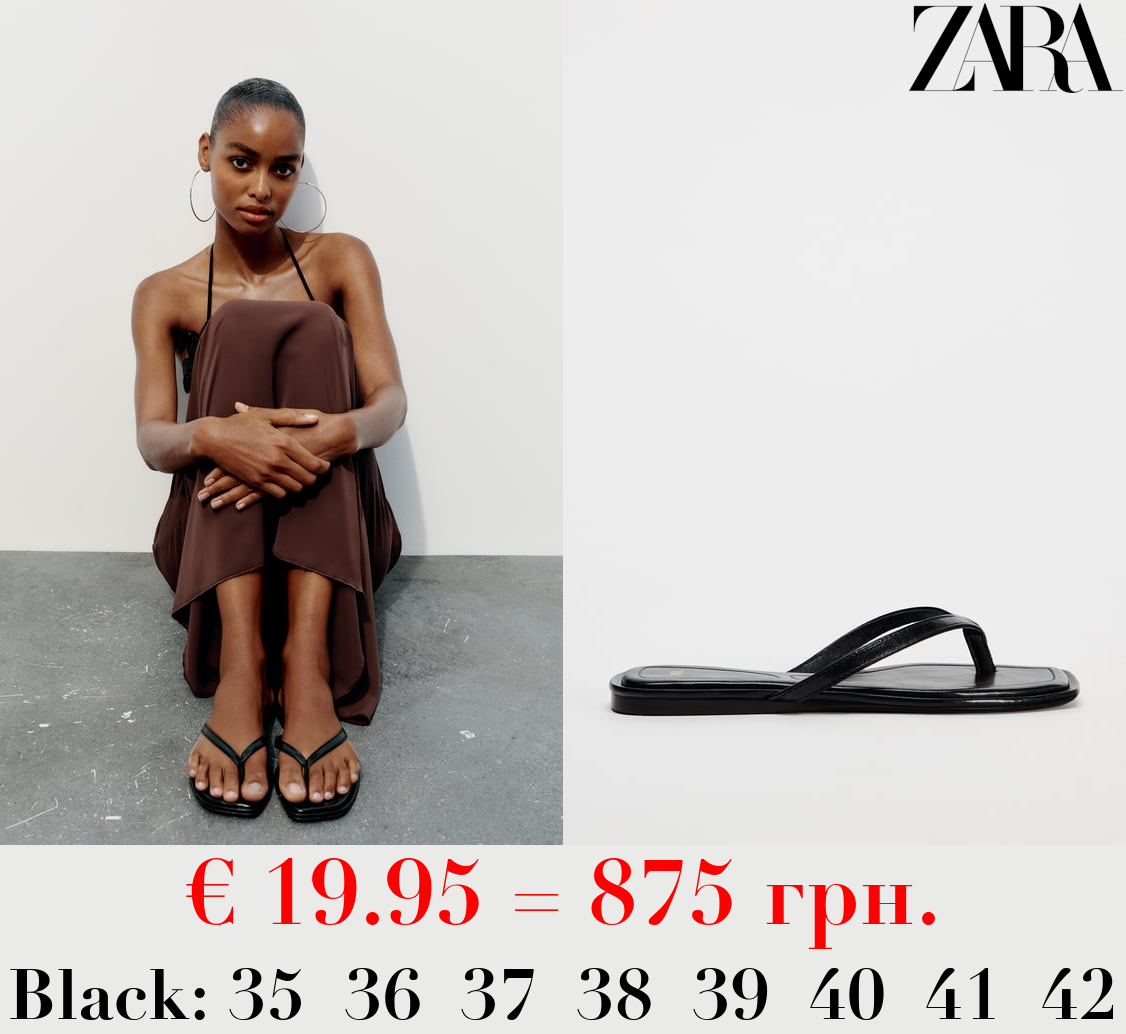 FLAT STRAPPY SLIDER SANDALS