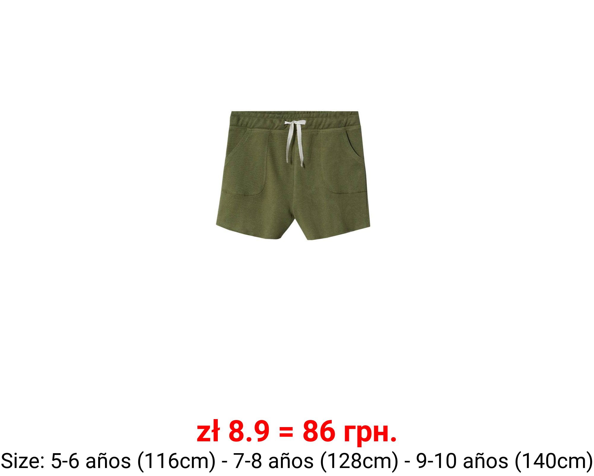 Short algodón cintura elástica