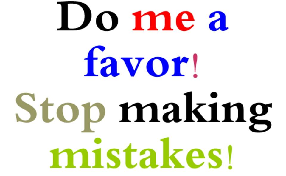 Make do favour