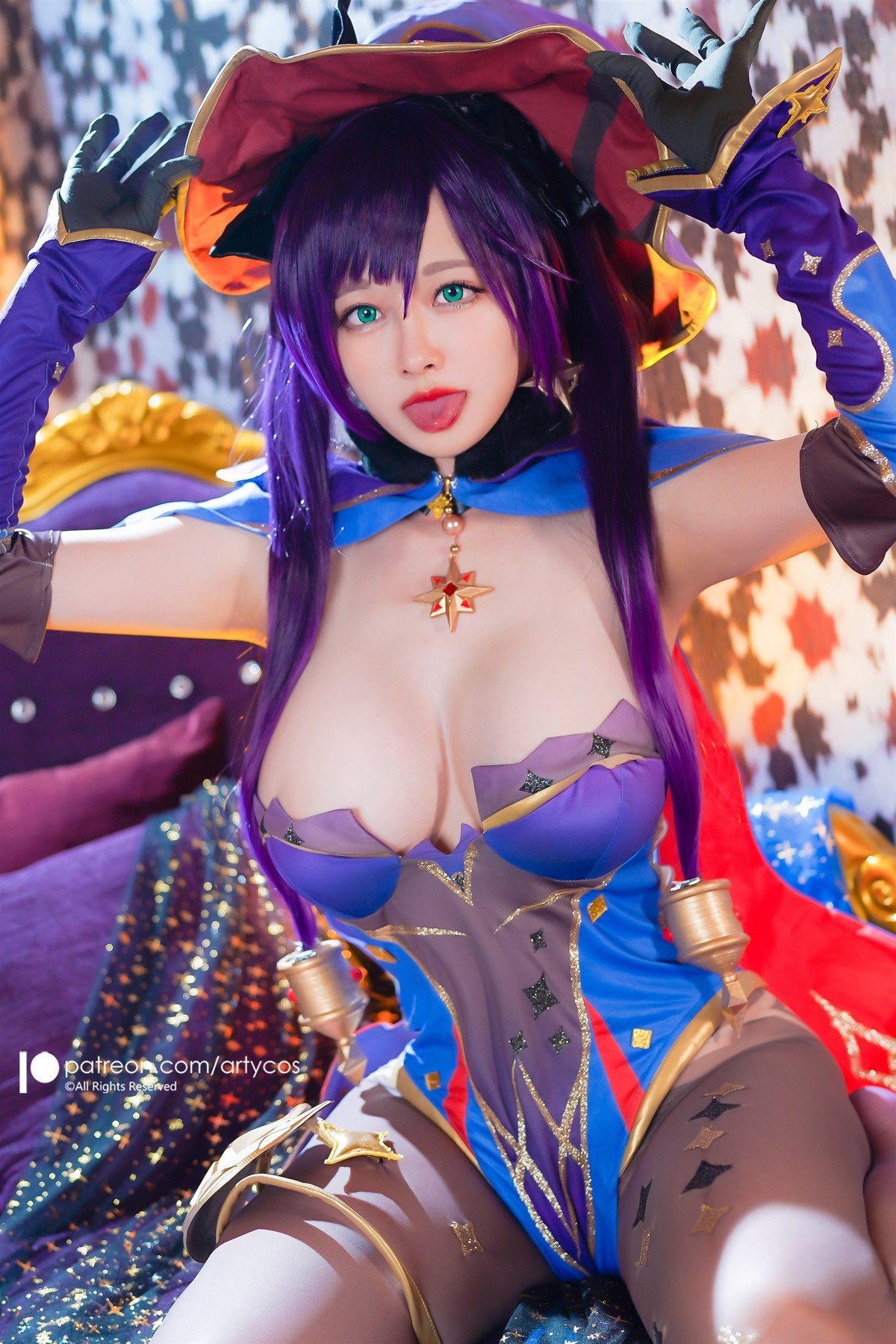 Cosplay Arty亞緹 Mona Genshin 4