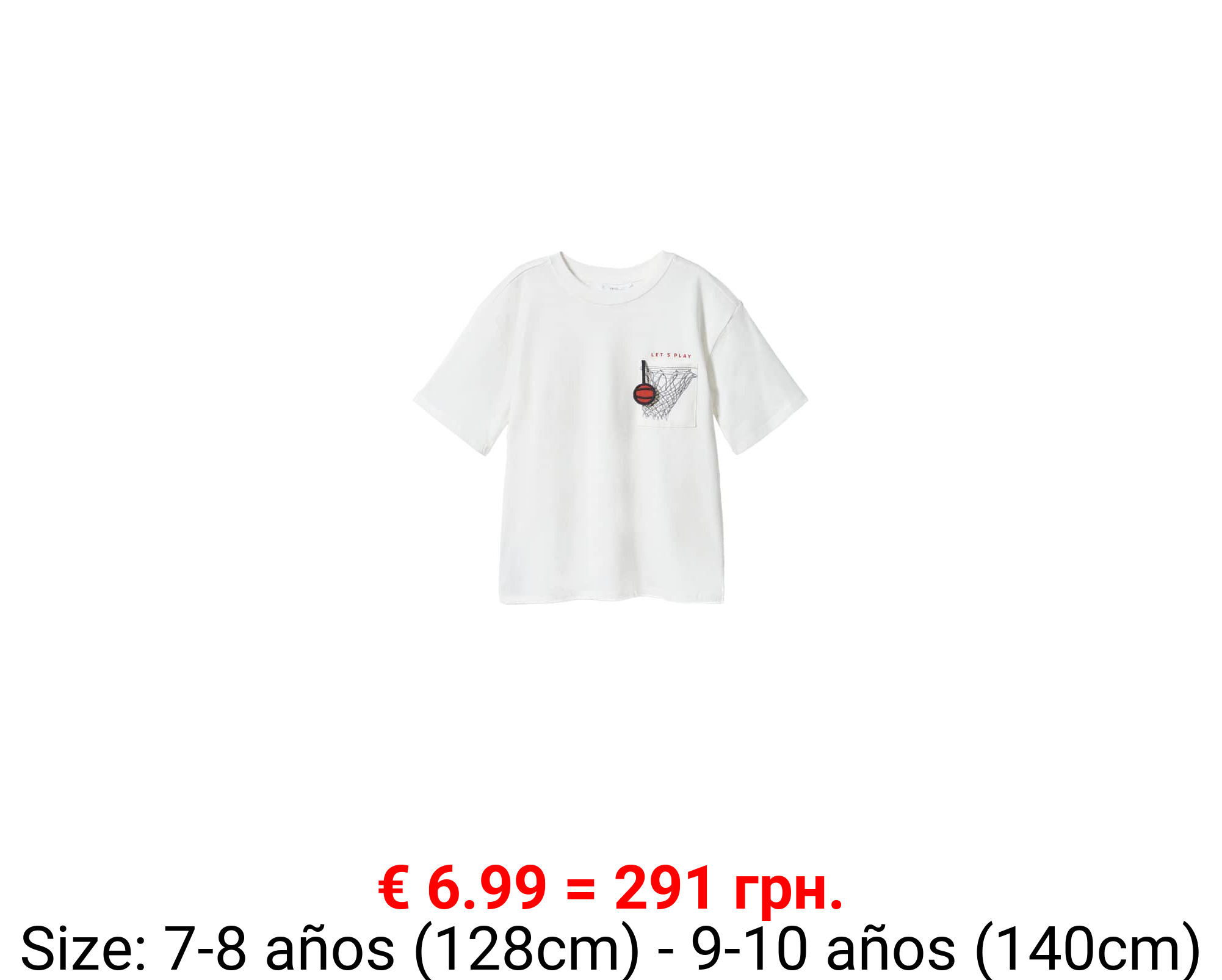 Camiseta estampada algodón