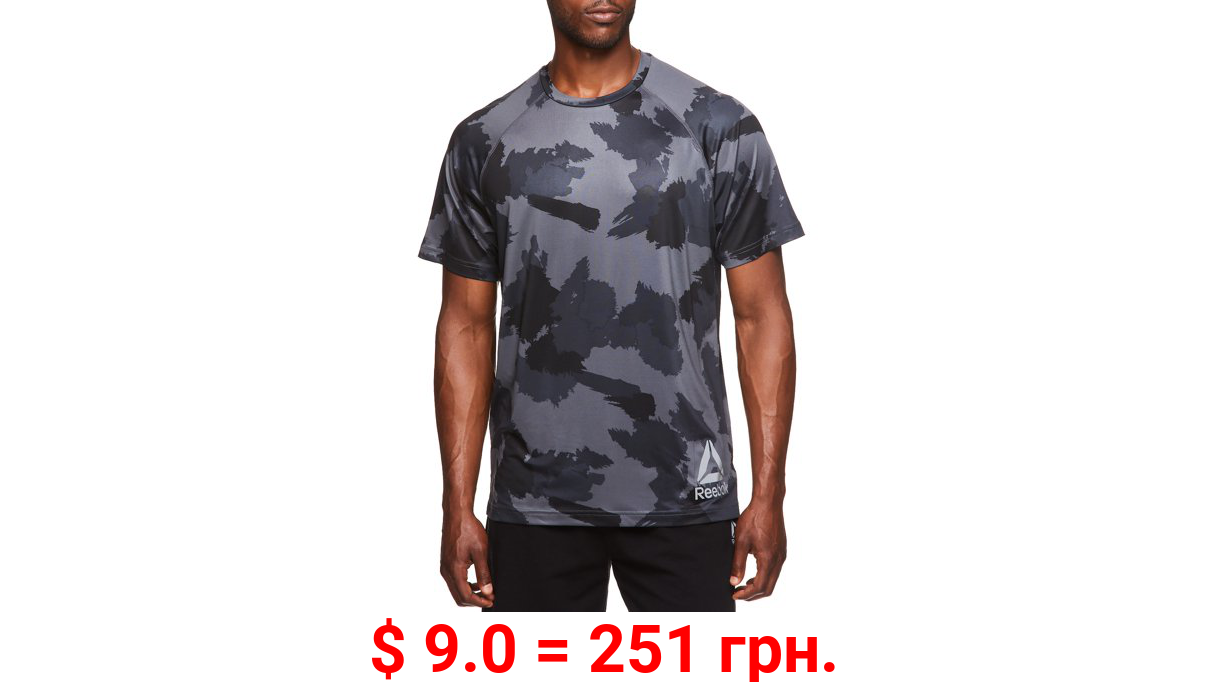 Reebok Men's and Big Men's Active Short Sleeve Duration Performance Tee, up to Size 3XL
