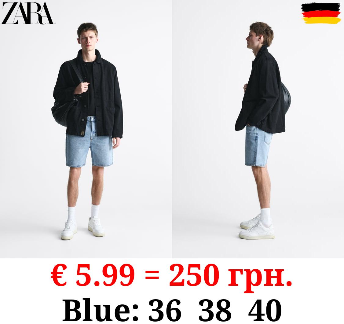 BASIC DENIM BERMUDA SHORTS