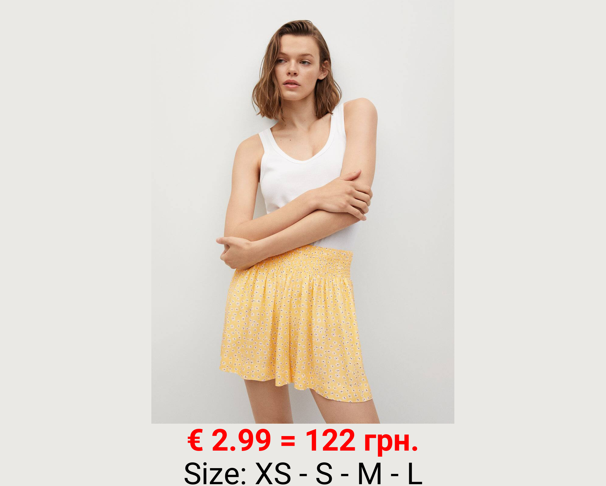 Short estampado floral