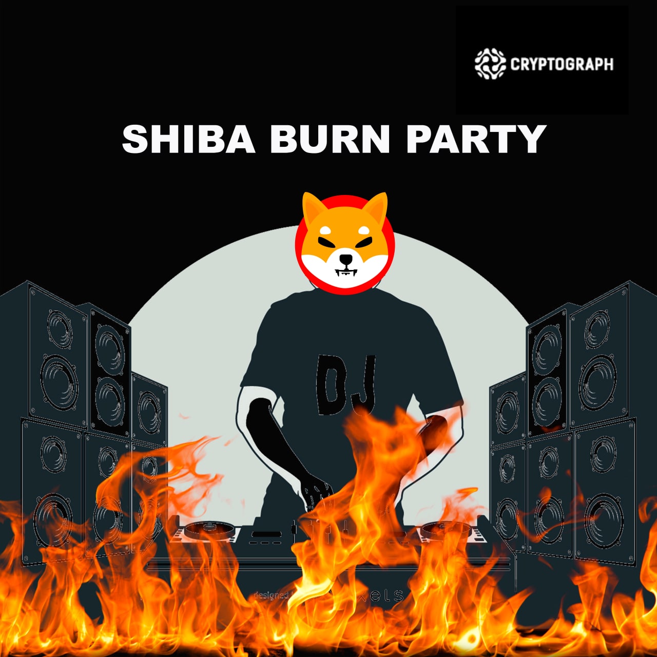 Shiba burning. Burn Party.