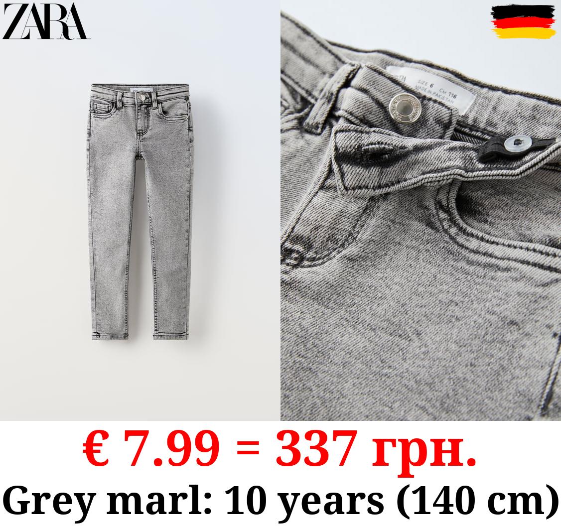 ACID WASH SKINNY JEANS