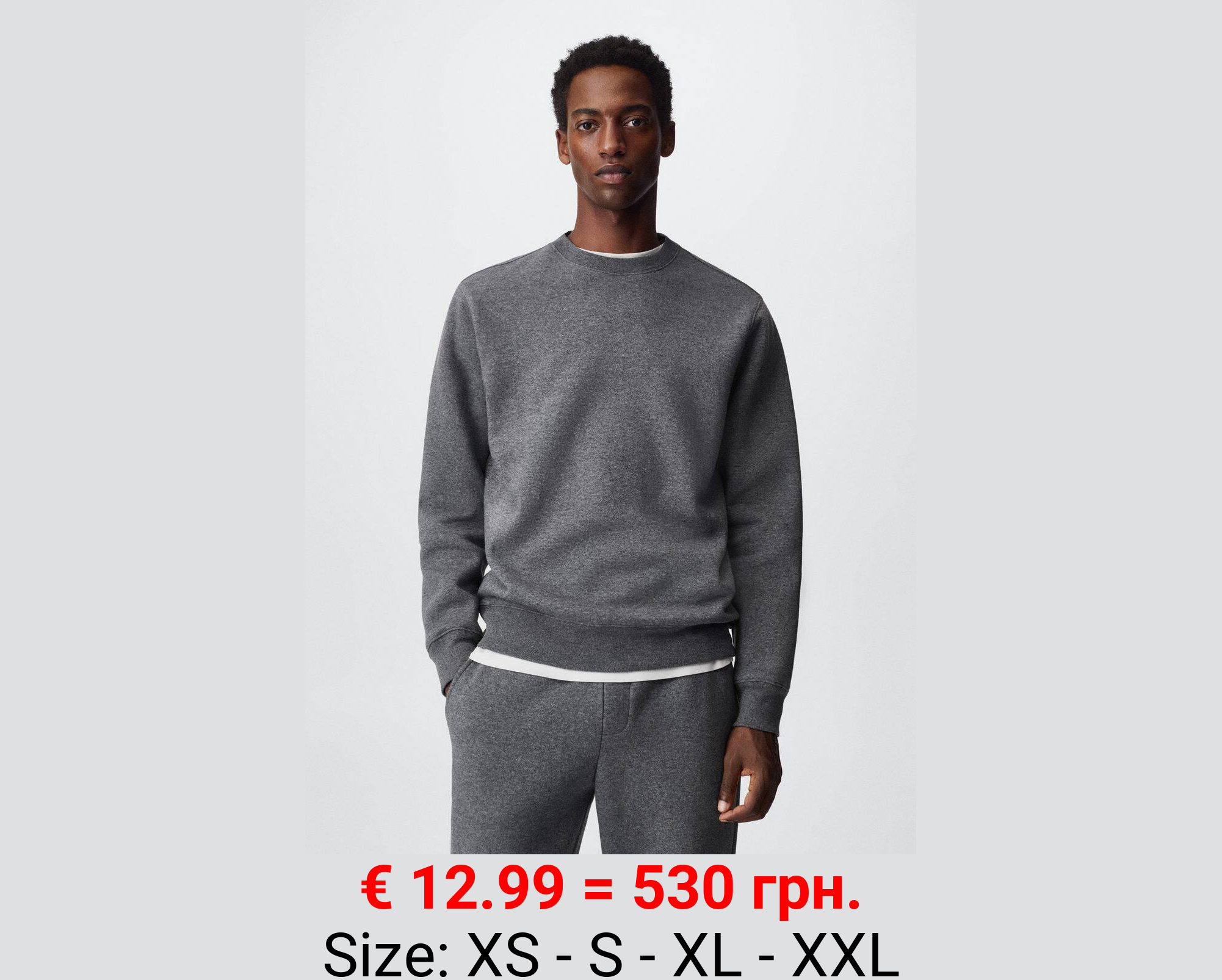 Sudadera felpa algodón