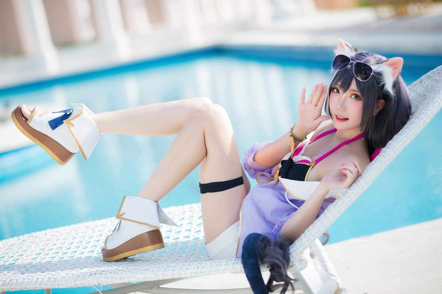 Cosplay 瓜希酱 公主连结 凯露夏日 Kyaru 9