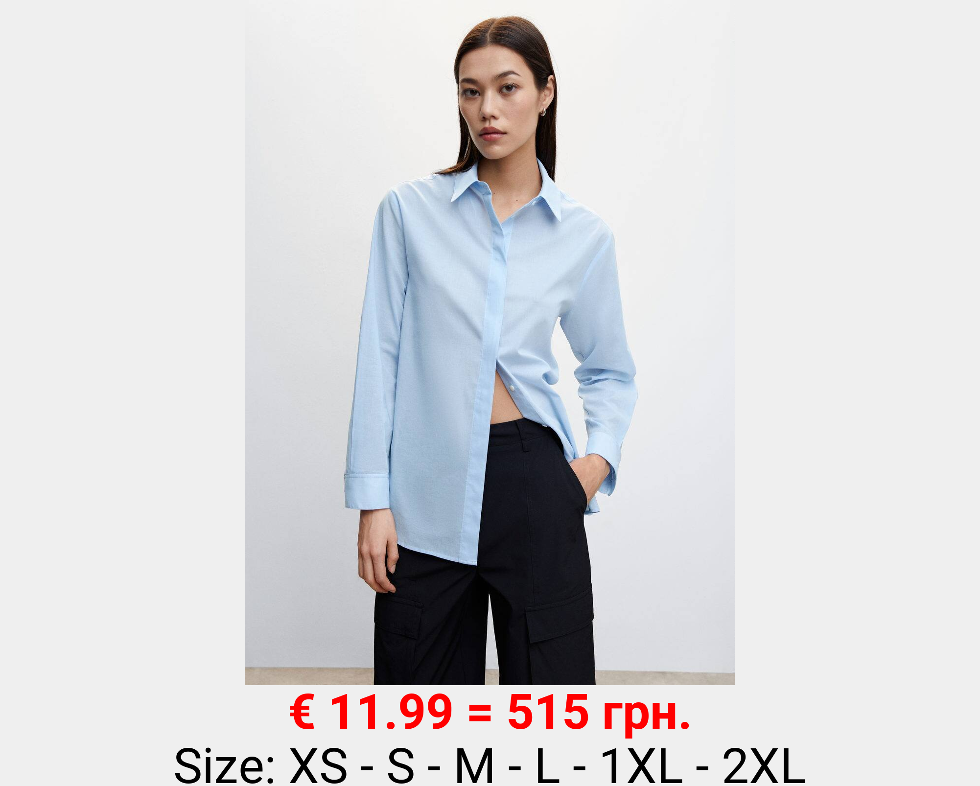 Camisa básica algodón