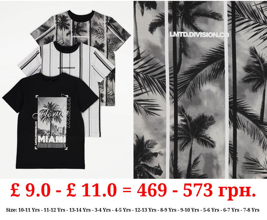 Palm Limited Division T-Shirts 3 Pack