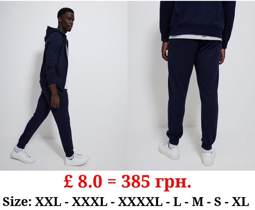 Navy Tapered Joggers