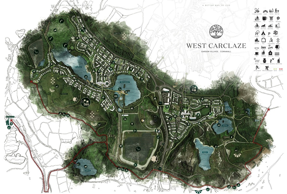 WEST CARCLAZE GARDEN VILLAGE · Cornwall Telegraph