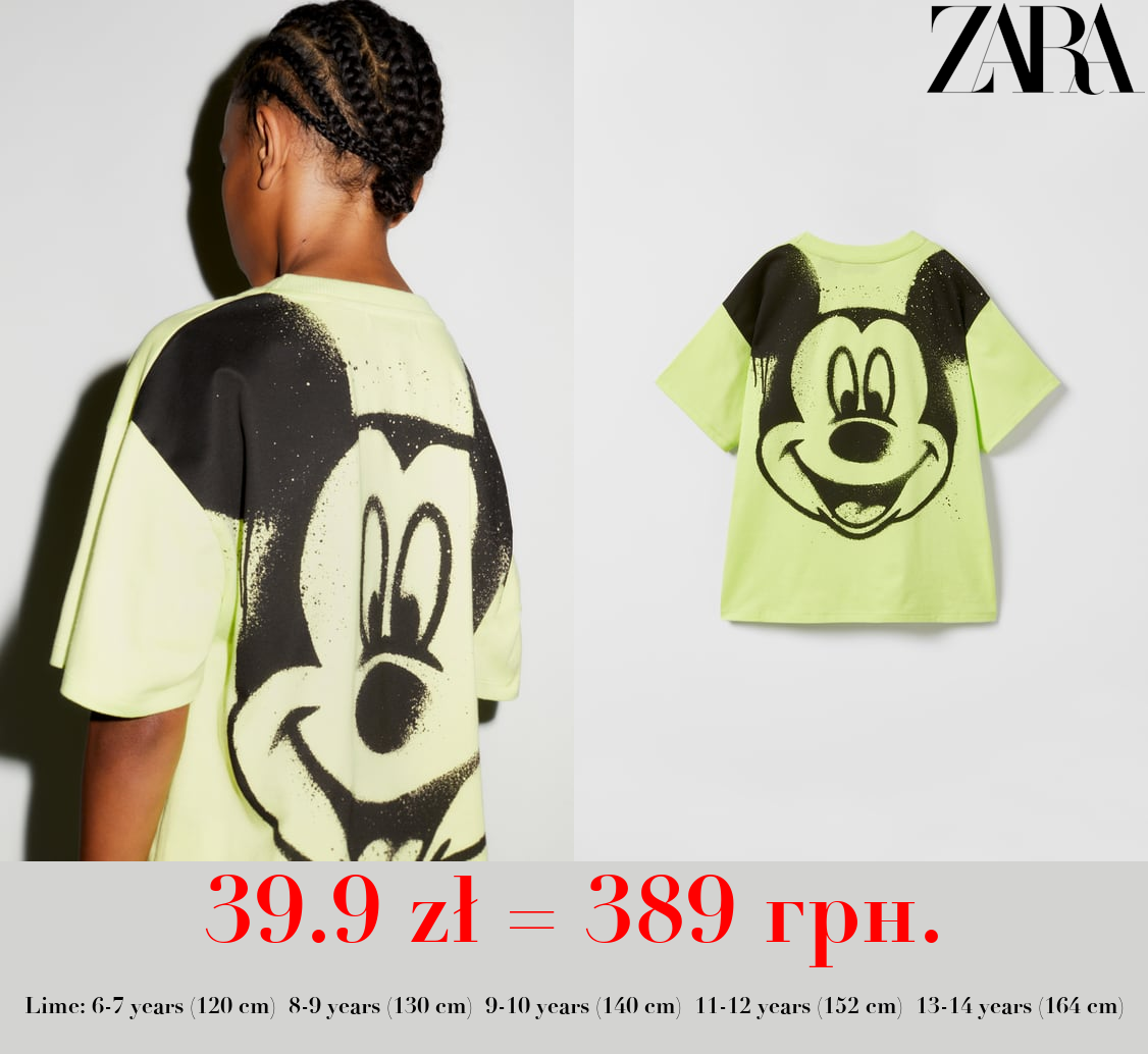 NEON GRAFFITI MICKEY MOUSE © DISNEY T-SHIRT