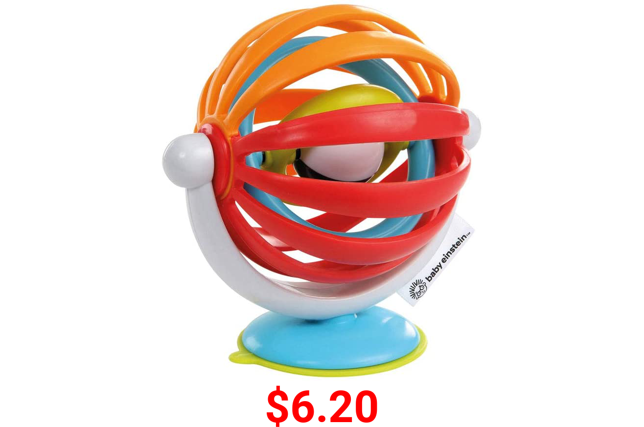 Baby Einstein Sticky Spinner BPA-free High Chair Activity Toy, Ages 3 Months+