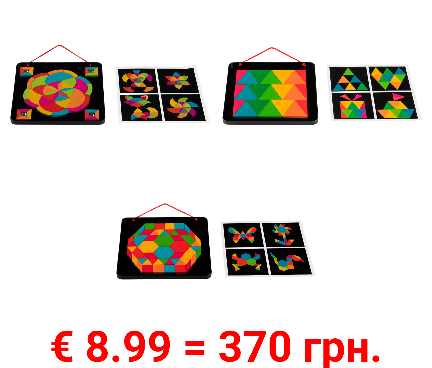 Playtive Kreative Magnetformen-Tafel, nach Montessori-Art