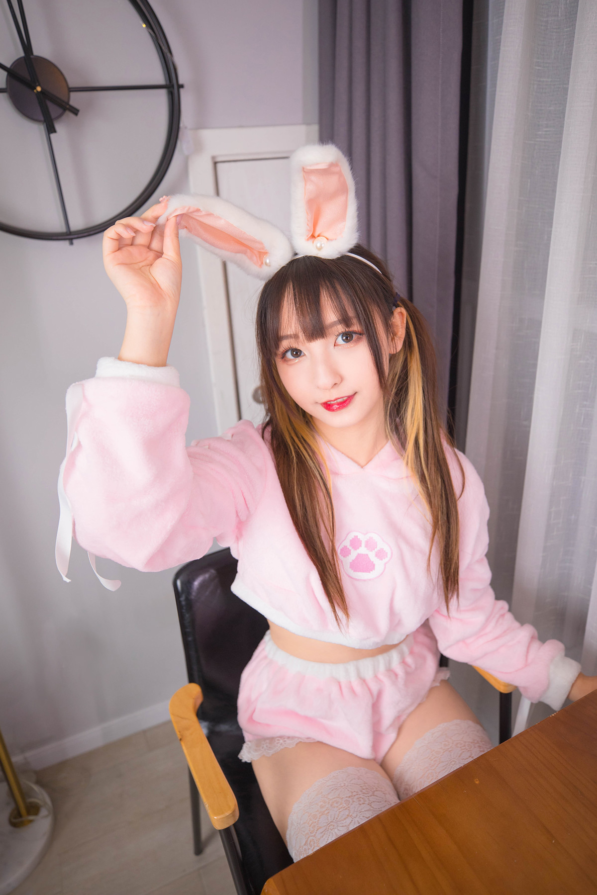 Cosplay 神楽坂真冬 绝对企画-兔子少女 《ウサギタイム》 Set.01 6