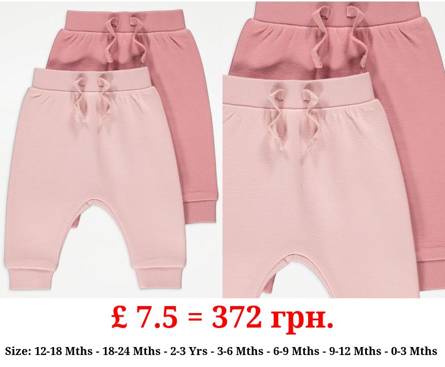 Pink Soft Joggers 2 Pack