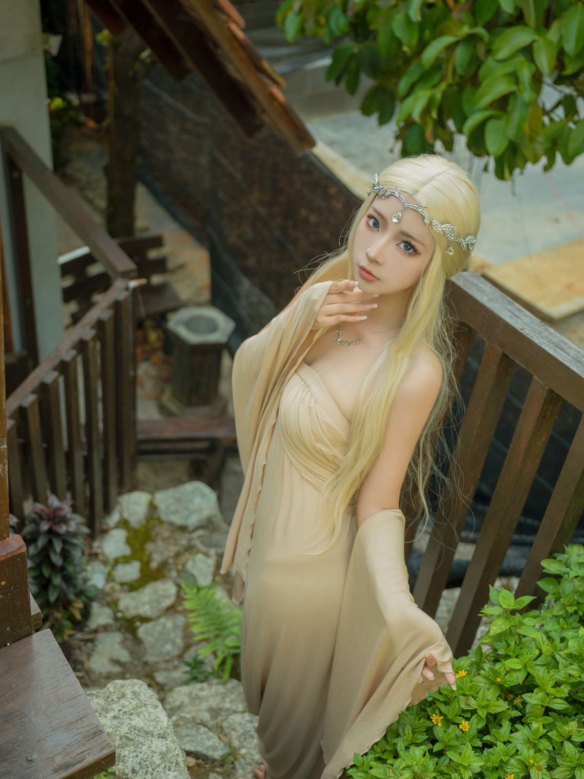 Cosplay Yuuhui玉汇 埃尔夫伍德绿 Set.01 6
