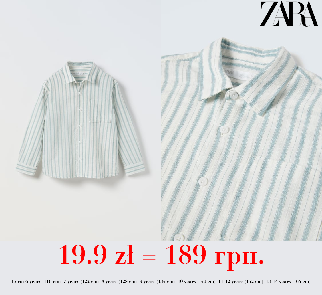 STRIPED SHIRT WITH POCKET