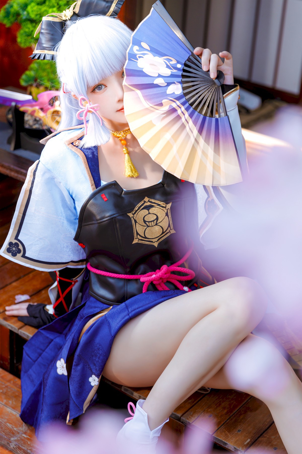 Cosplay 桜桃喵 神里绫华 Ayaka Kamisato 23