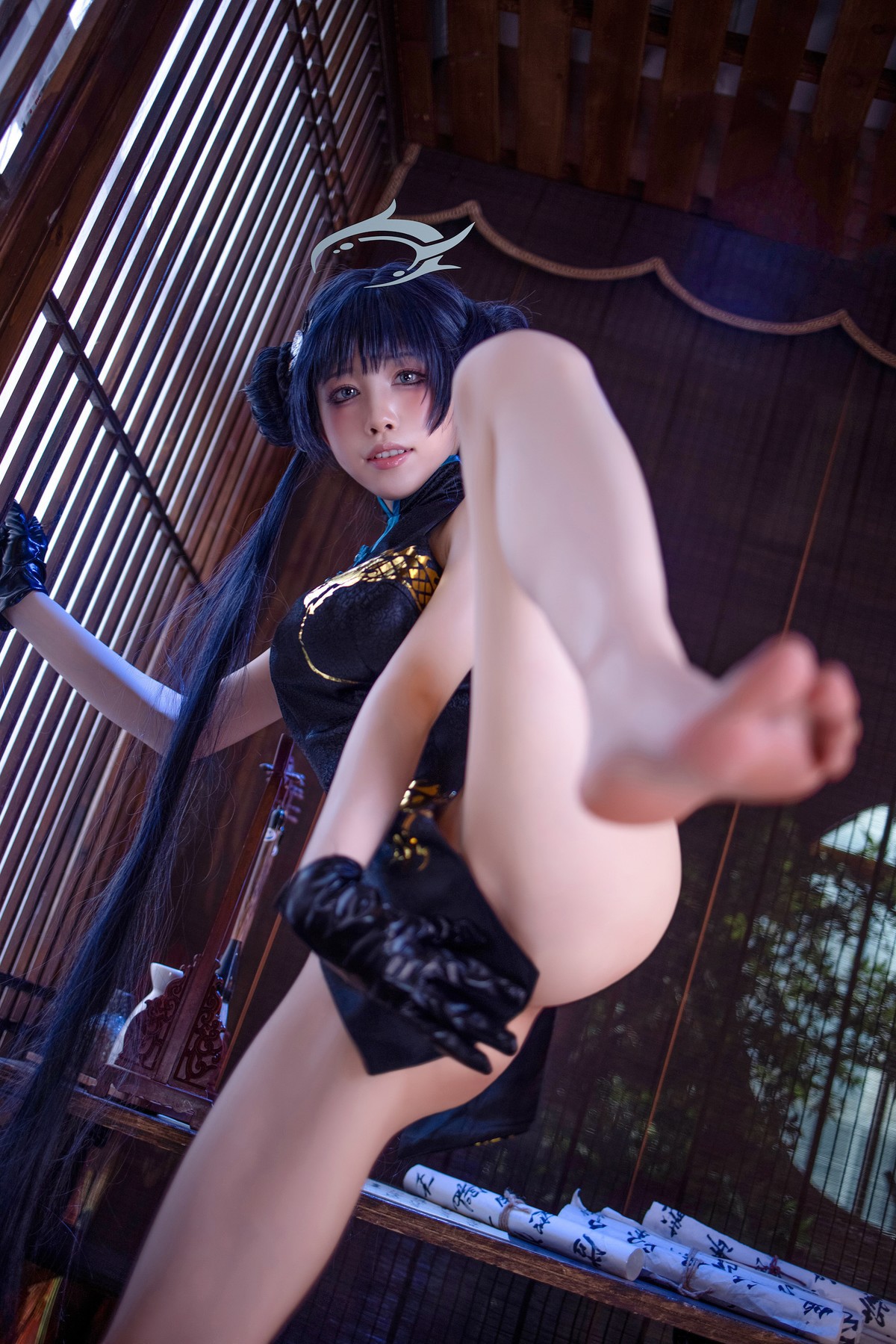 Cosplay 水淼Aqua 碧蓝档案 妃咲 Set.01 48