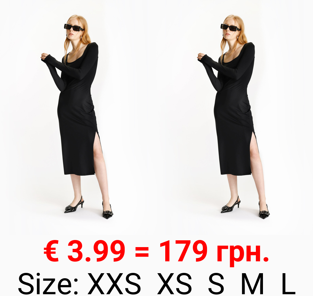 Polyamide long sleeve dress