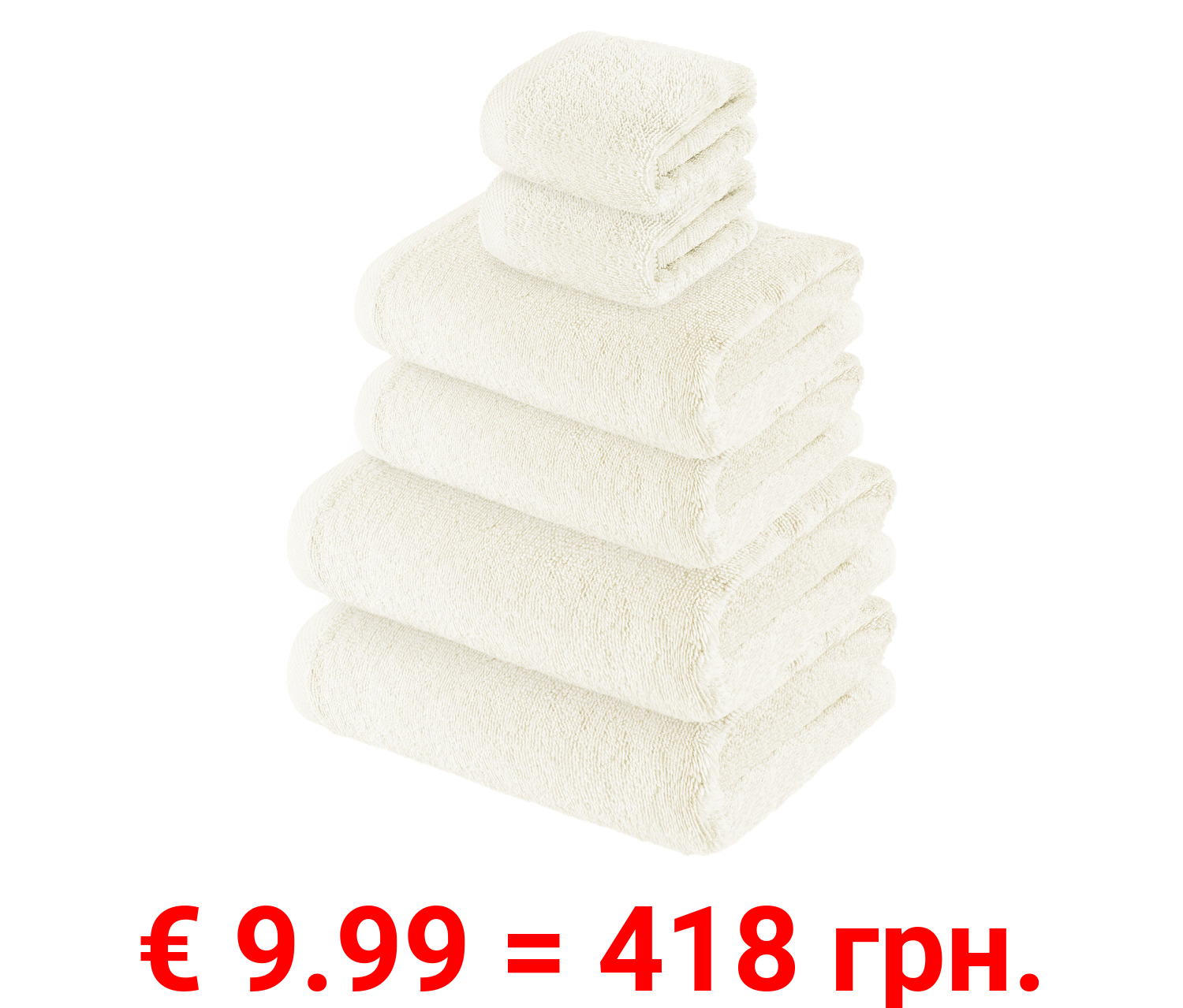 LIVARNO home Frottier-Set, 6-teilig