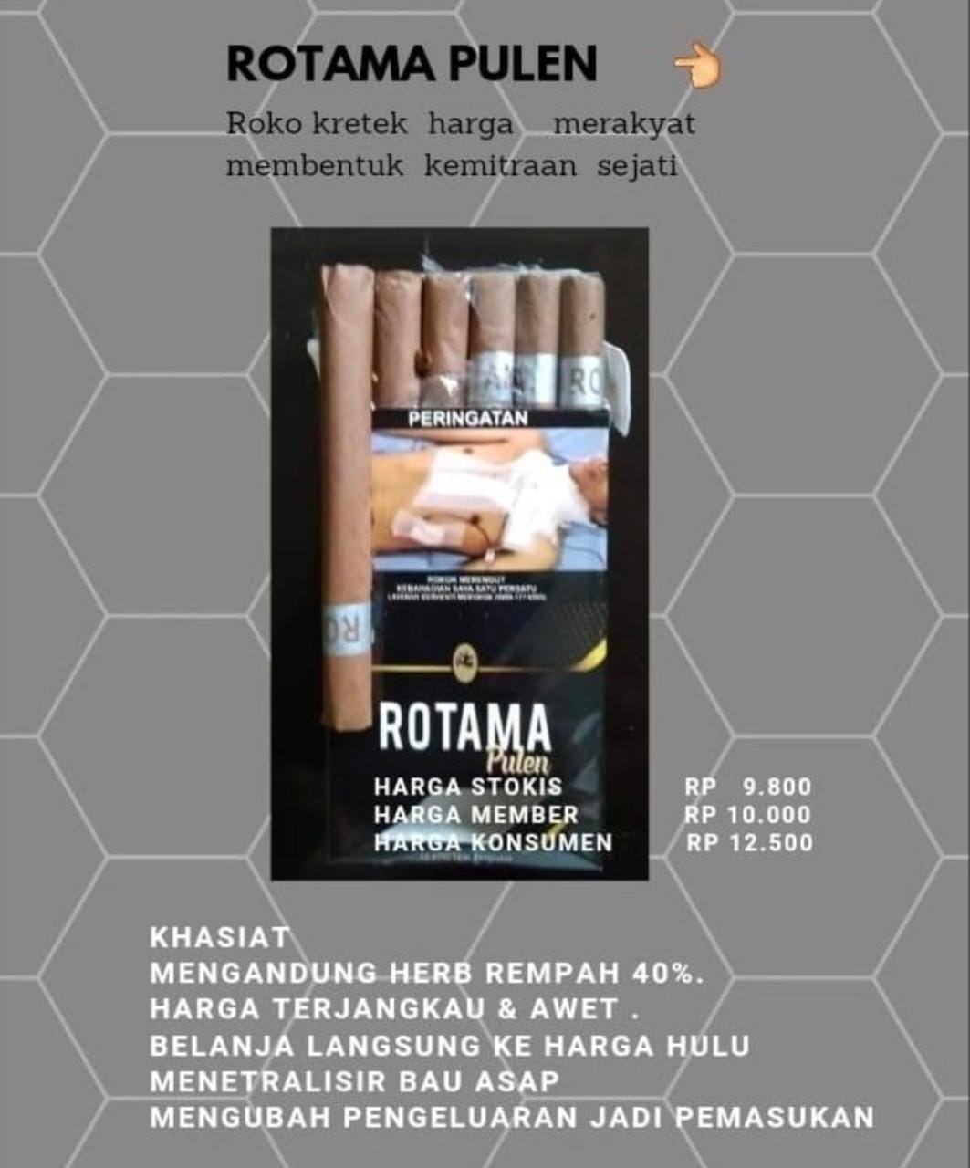 Rokok Herbal Mitra Rotama