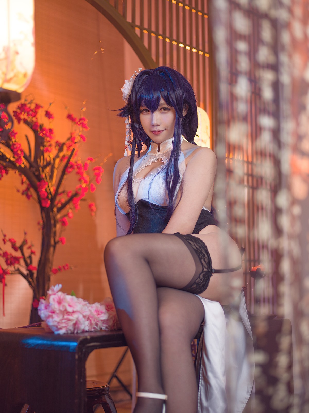 Cosplay 麻花麻花酱 吾妻旗袍 16