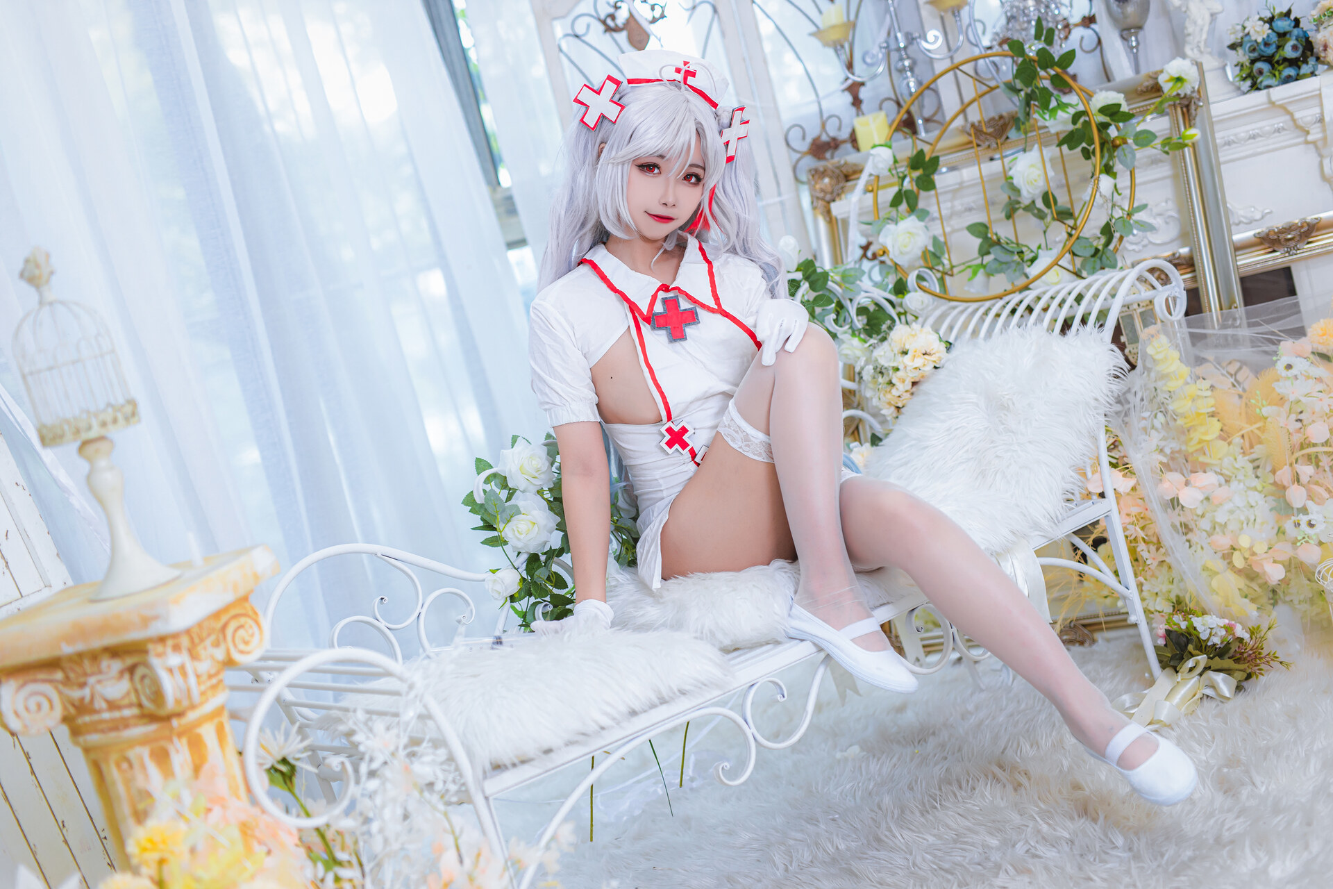 [Momoko葵葵] Prinz Eugen 欧根亲王 Nurse 护士 21
